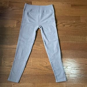 Lulu lemon grey leggings with white specs
